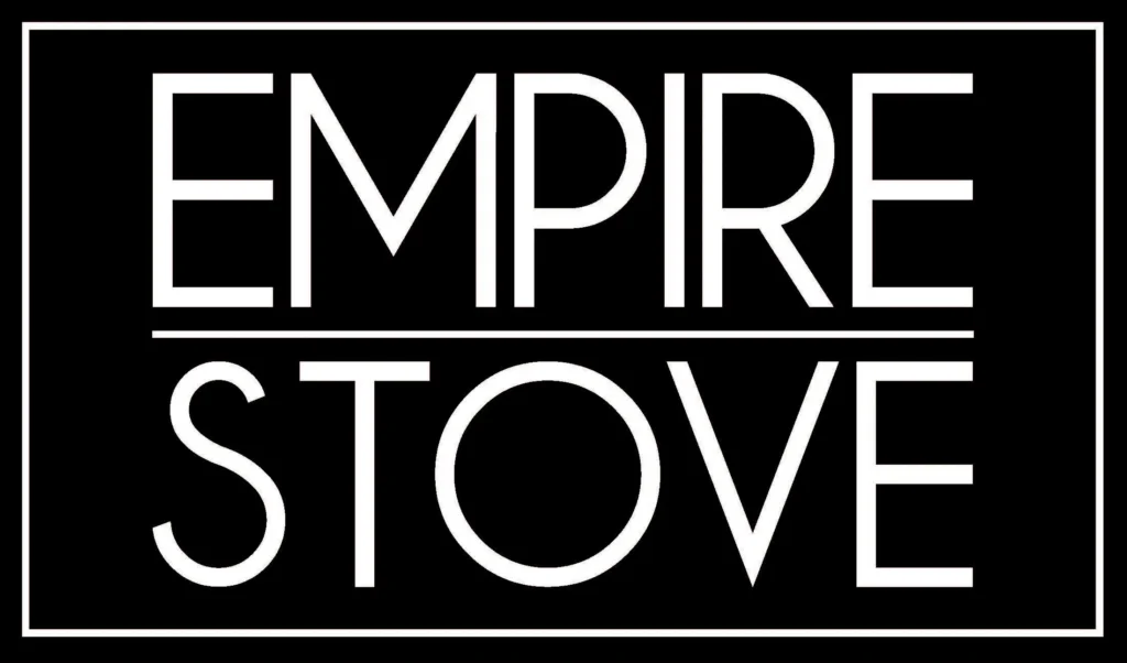 Empire Stove Logo in black and white.