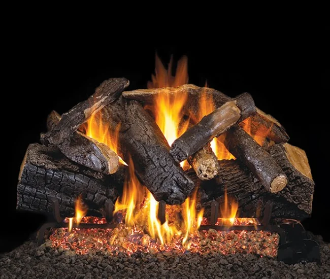 Charred Majestic Oak Vented Gas Log Set