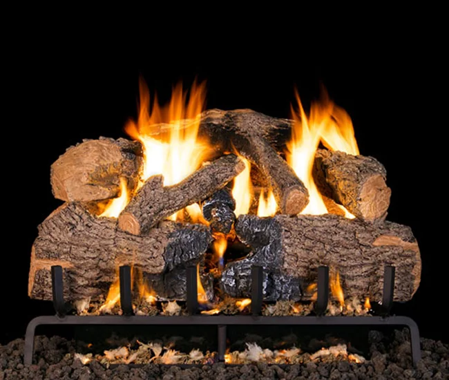 Charred Angel Oak Vented Gas Log Set