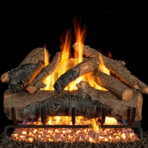 Colonial Oak Vented Gas Log Set
