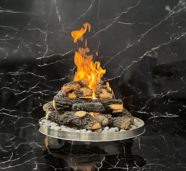 Charred Log Set