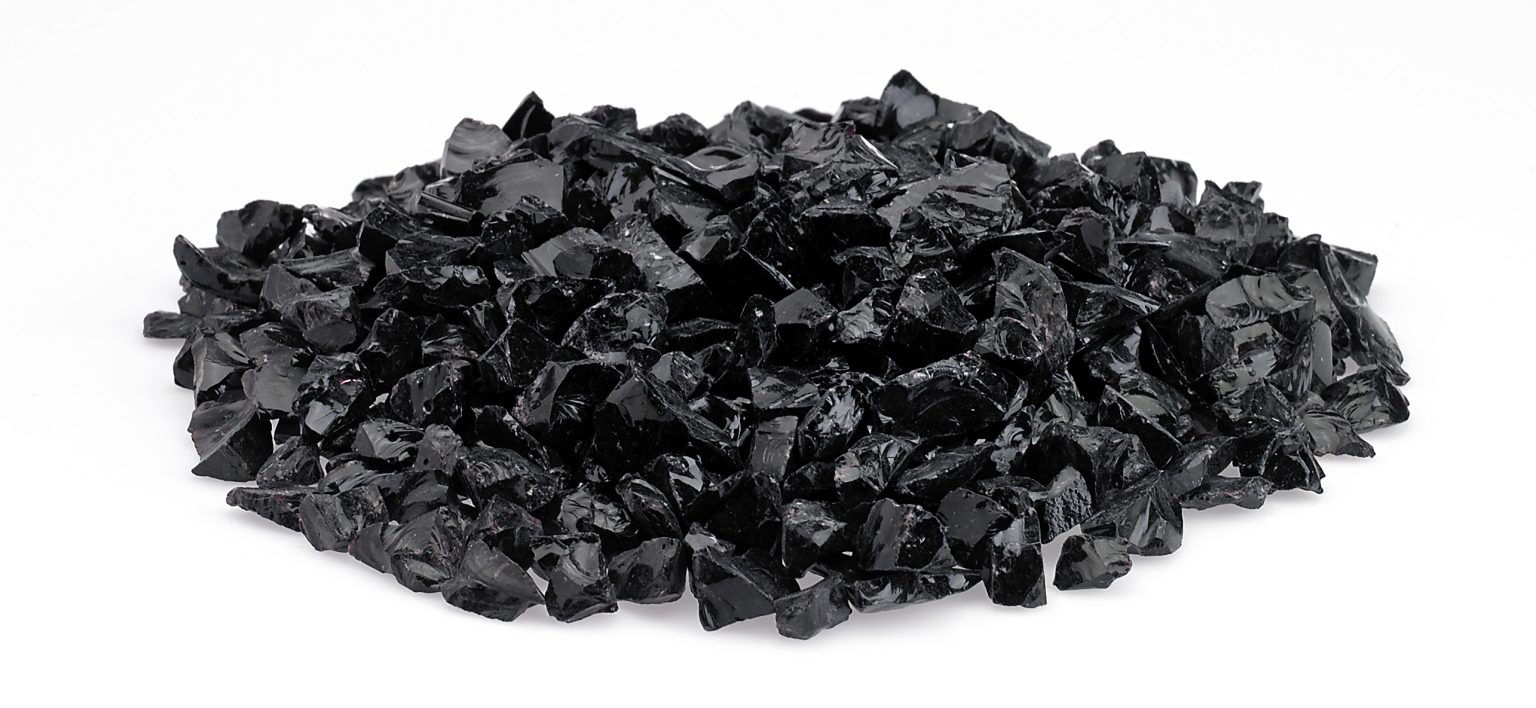 Onyx Recycled Fire Glass
