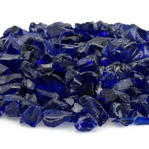 Dark Blue Recycled Fire Glass