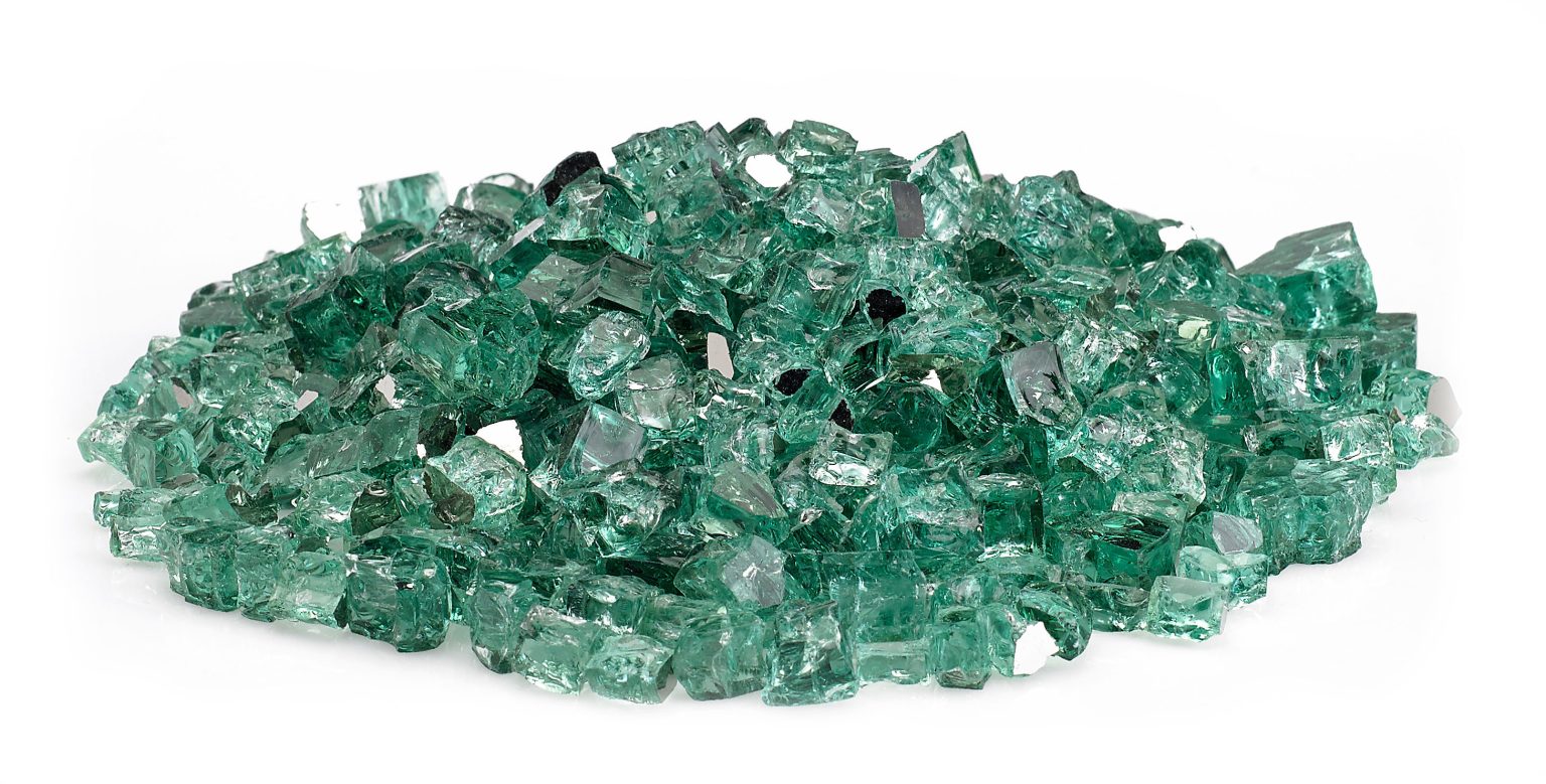 Evergreen Reflective Fire Glass