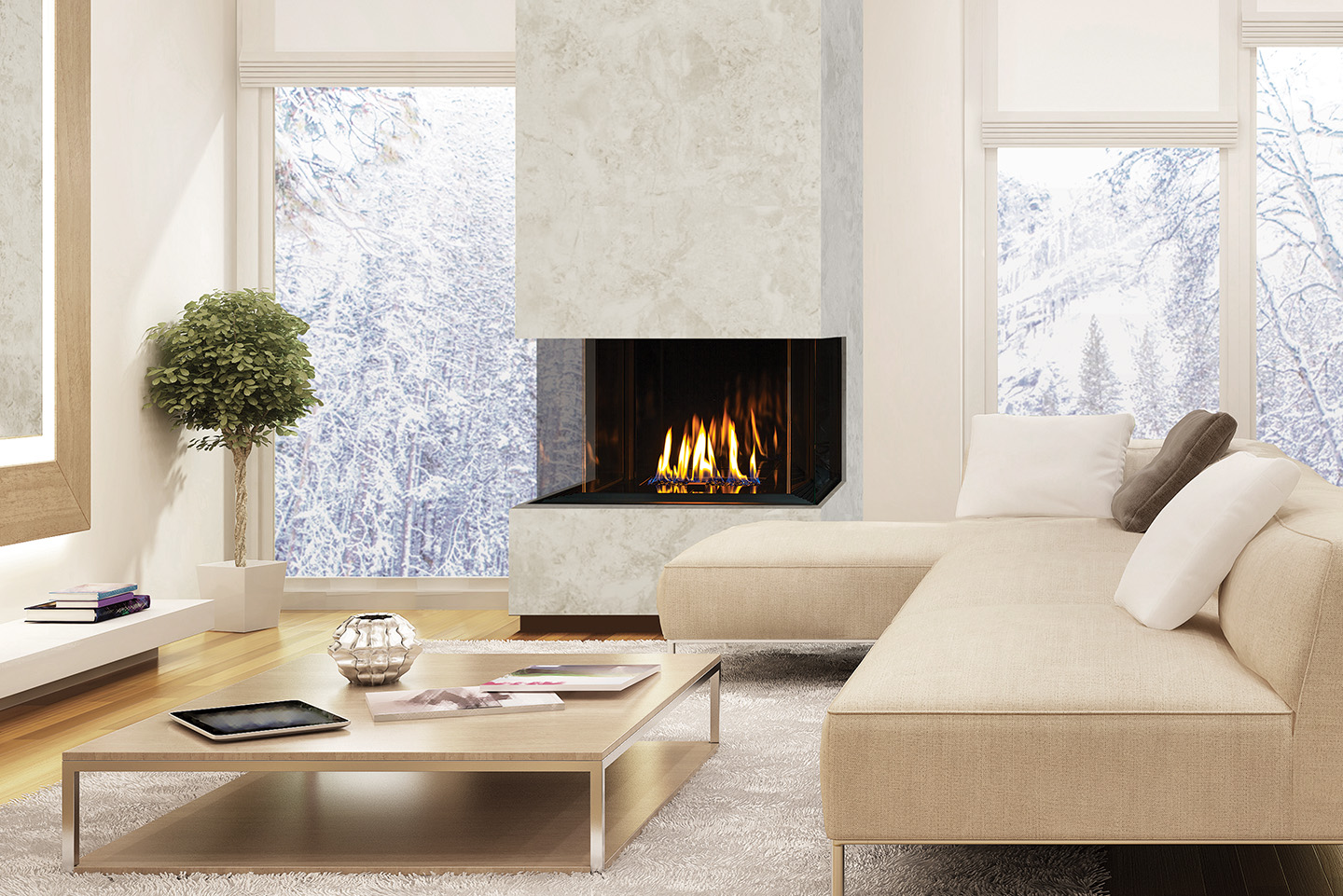 U30 Bay Fireplace - Image 4
