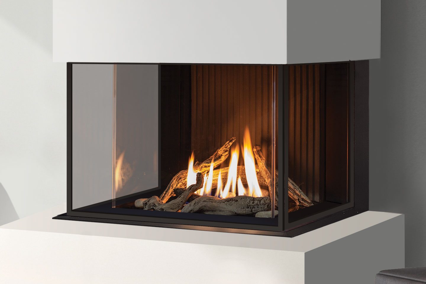 U30 Screened Bay Fireplace - Image 2