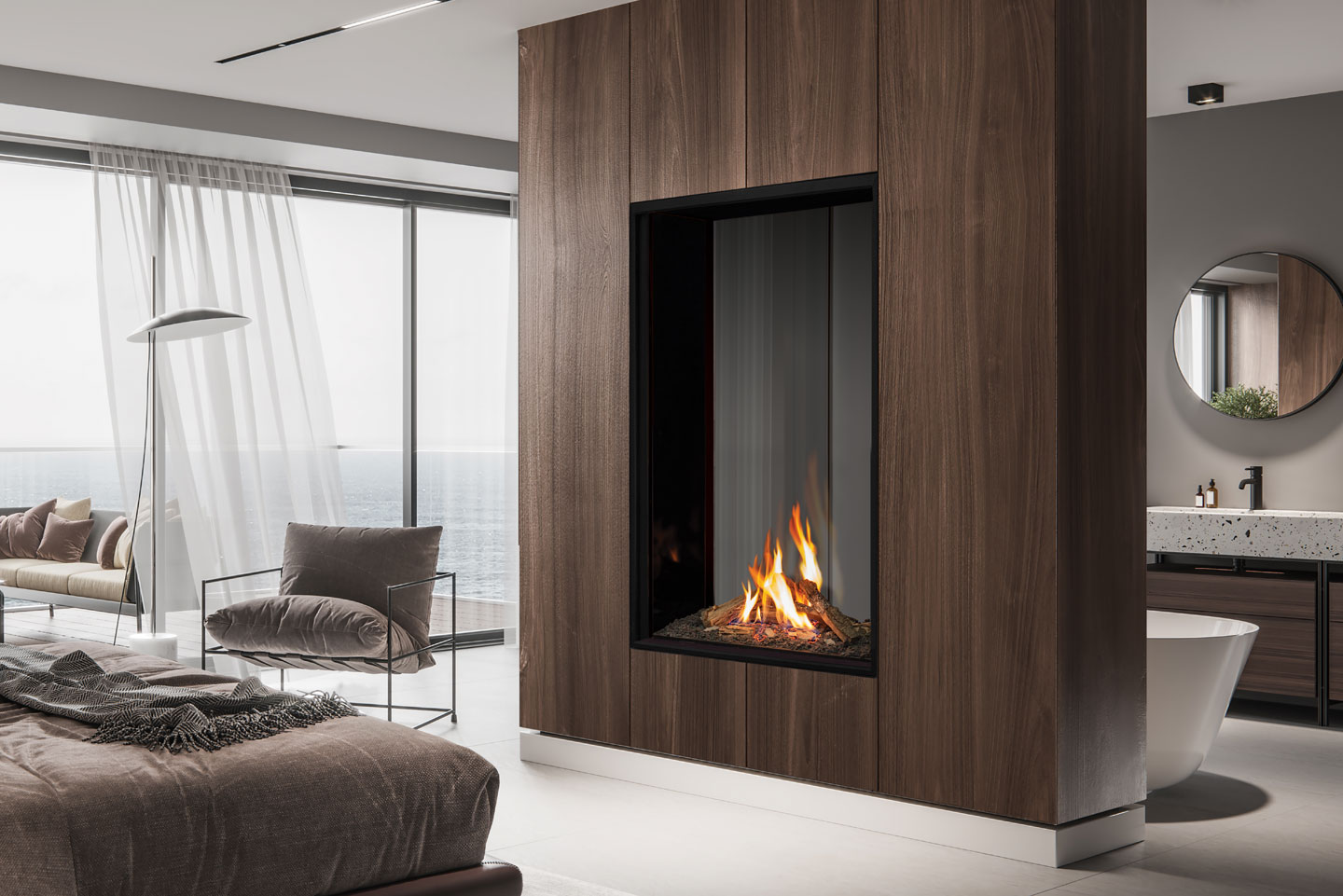U33 Tall Traditional Fireplace