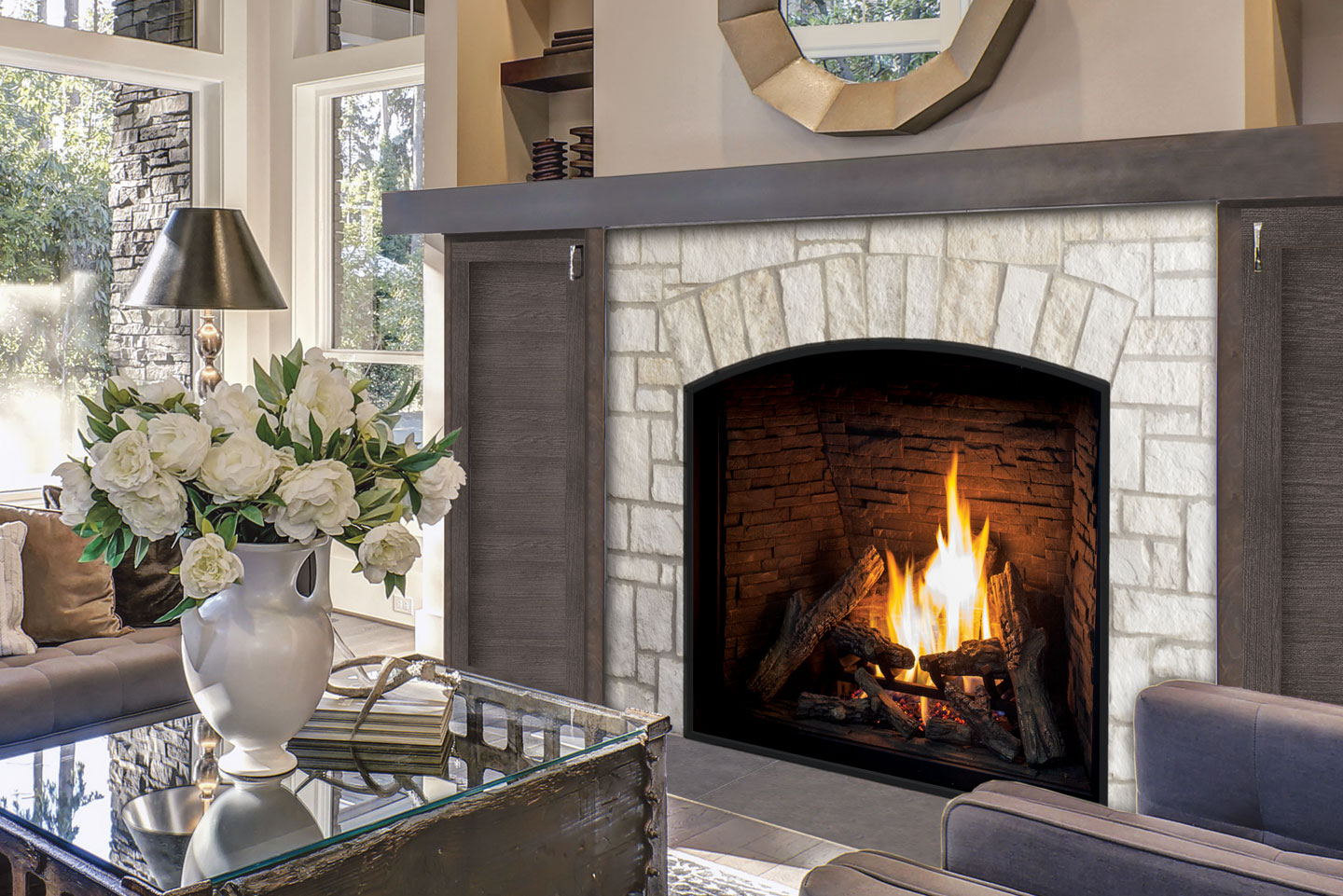 U37 Traditional Fireplace - Image 7