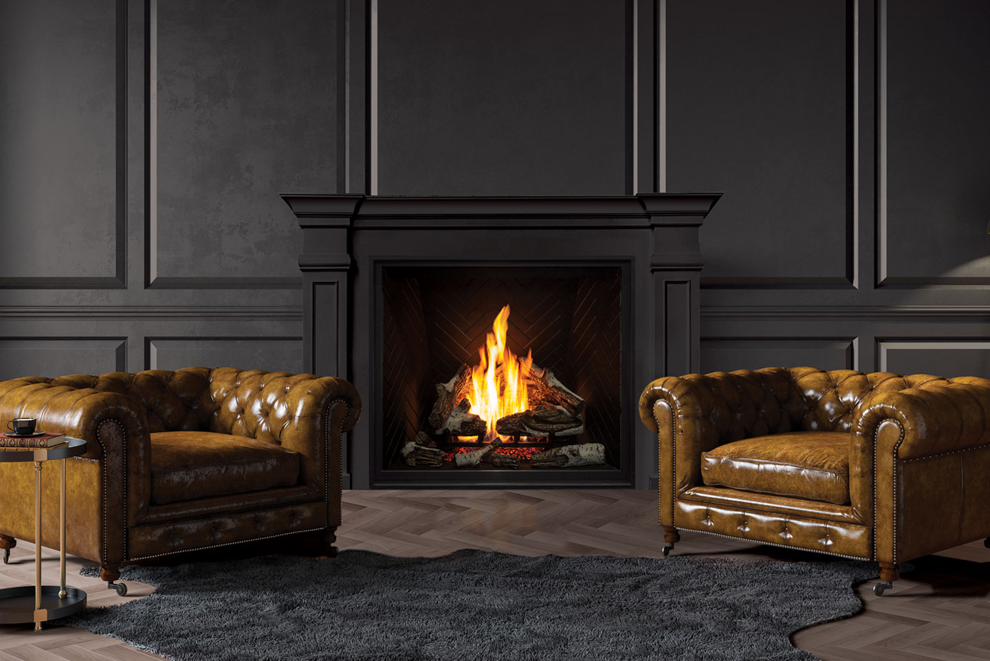 U44 Traditional Fireplace - Image 3