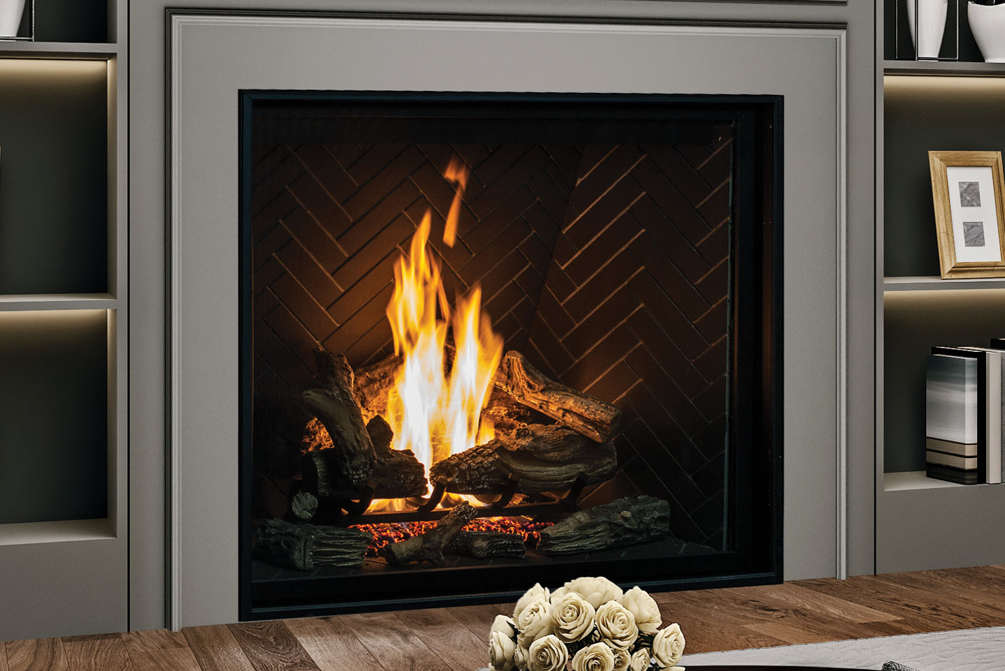 U44 Traditional Fireplace - Image 6