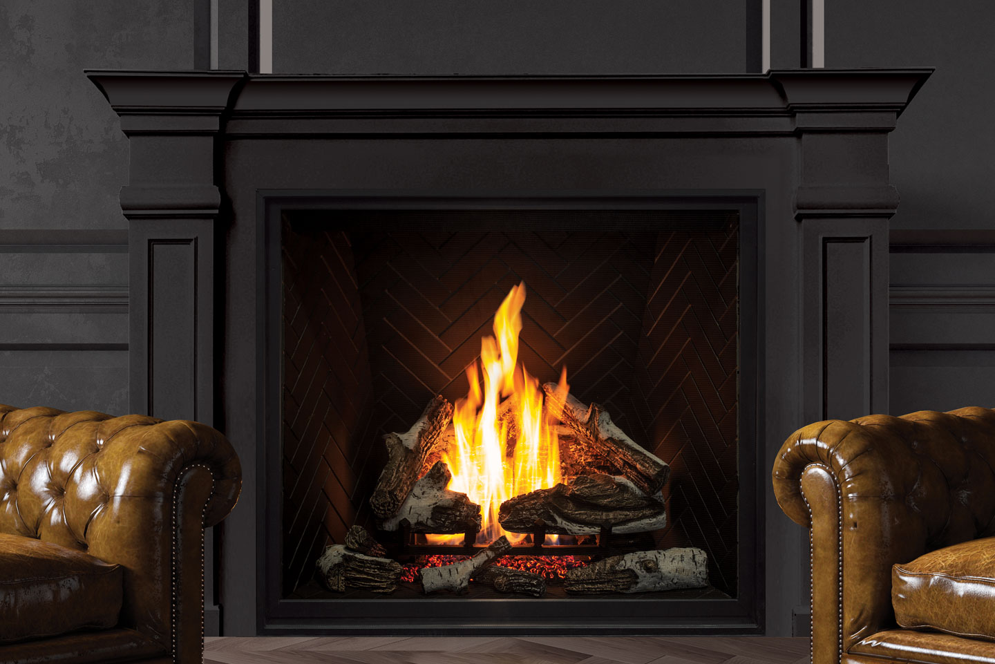 U44 Traditional Fireplace - Image 4