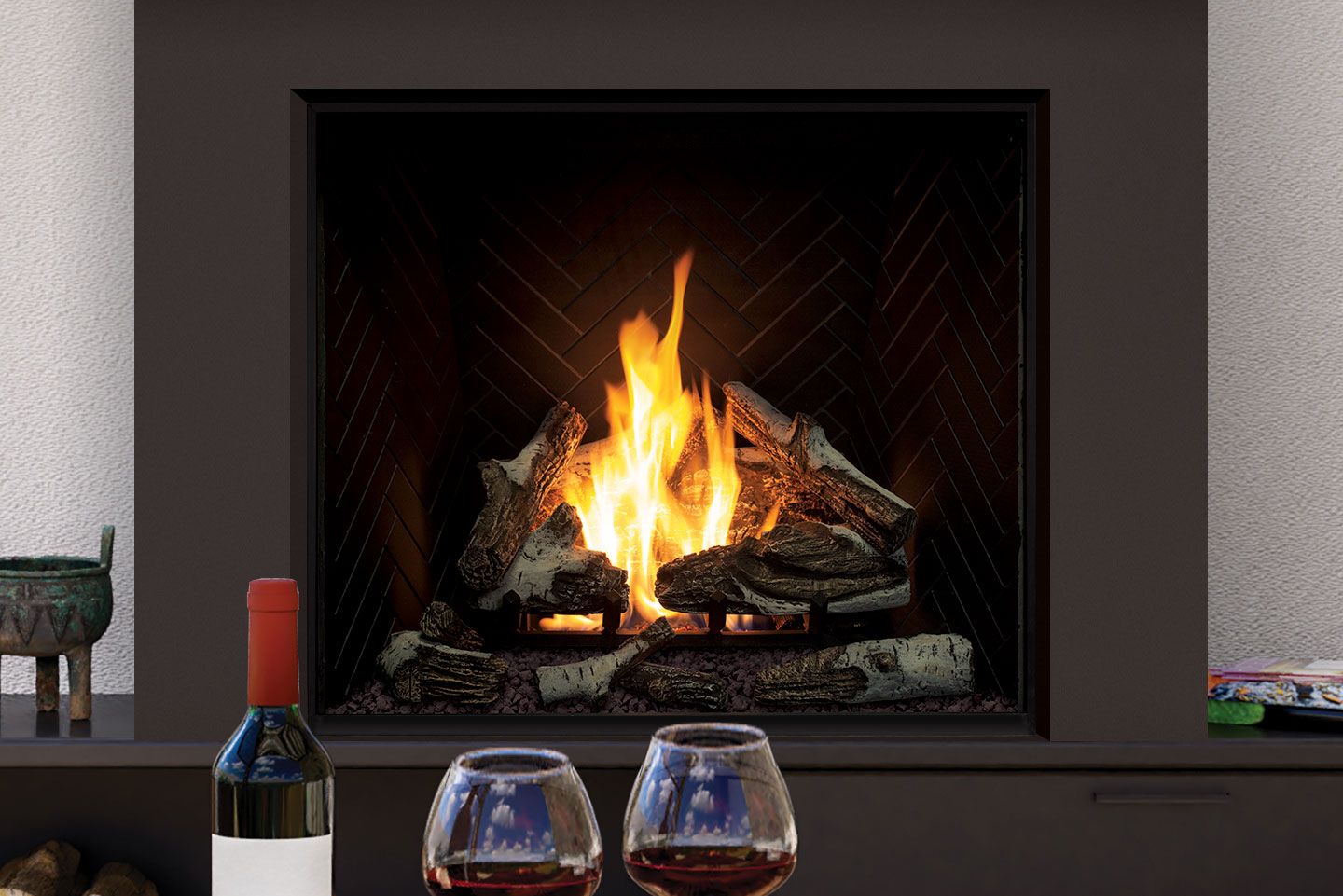 U44 Outdoor Traditional Fireplace - Image 7