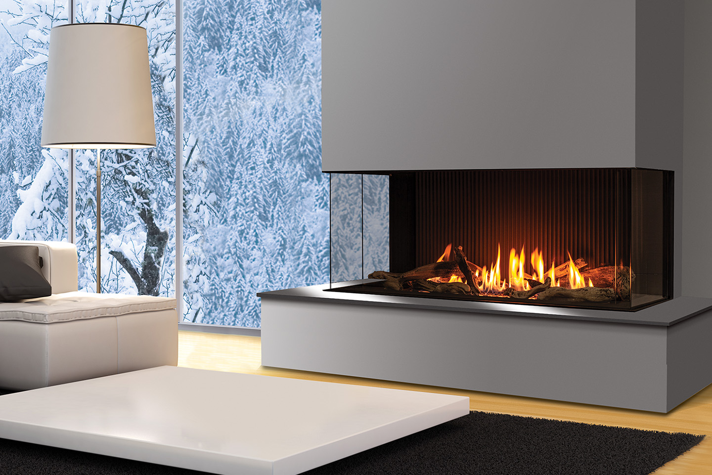 U50 Bay Fireplace
