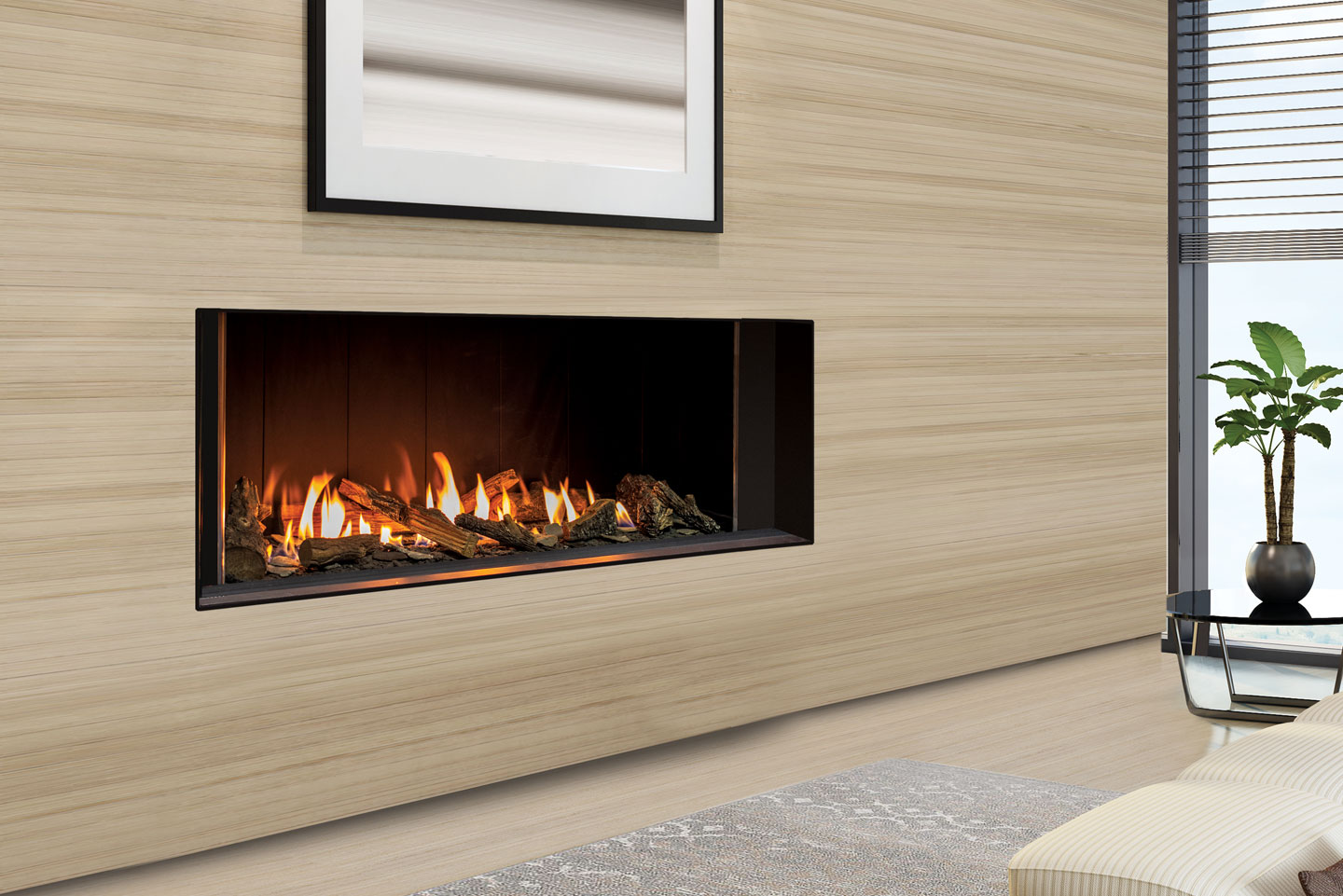 U50 Linear Fireplace