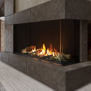 U50 Tall Bay Fireplace