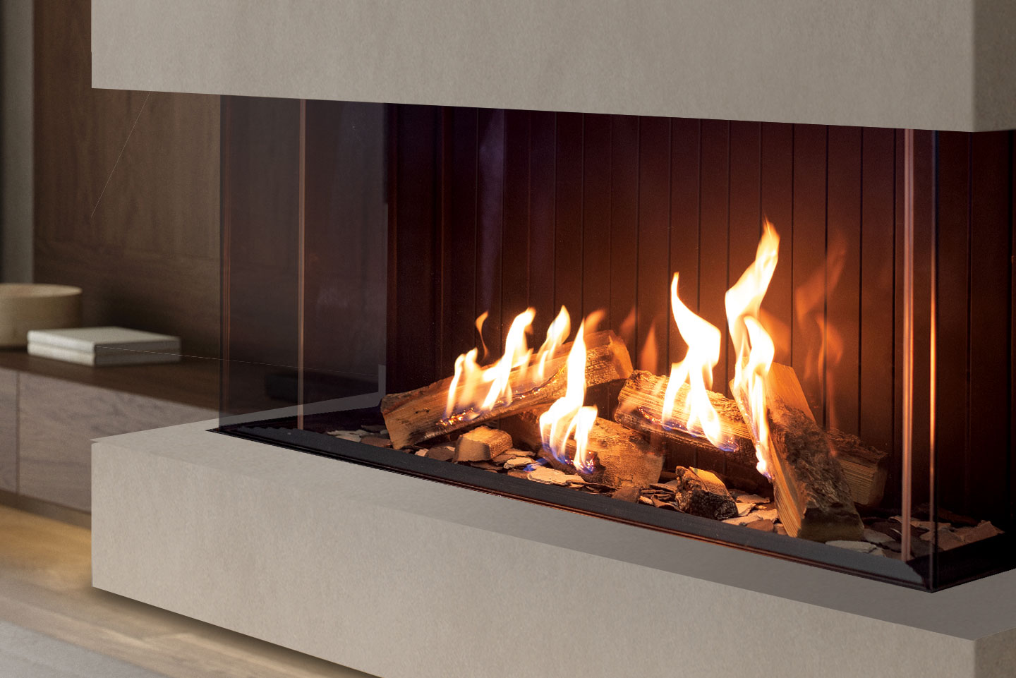 U50 Tall Ultra Bay Fireplace - Image 8