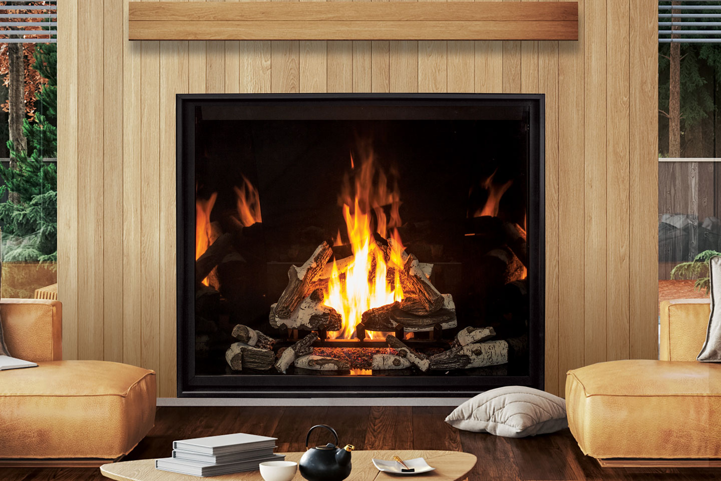 U55 Traditional Fireplace