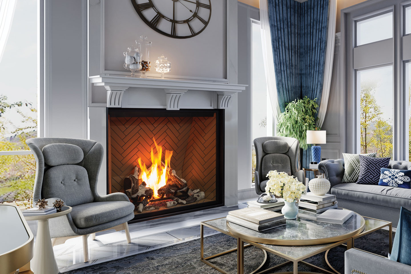 U55 Traditional Fireplace - Image 5