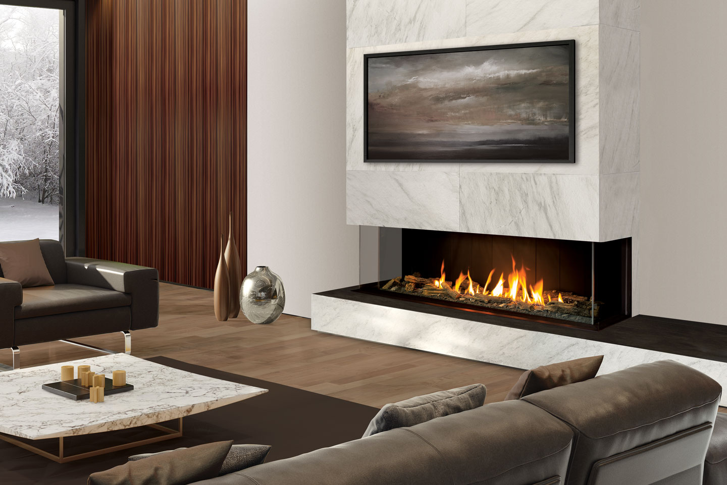 U70 Bay Fireplace - Image 2