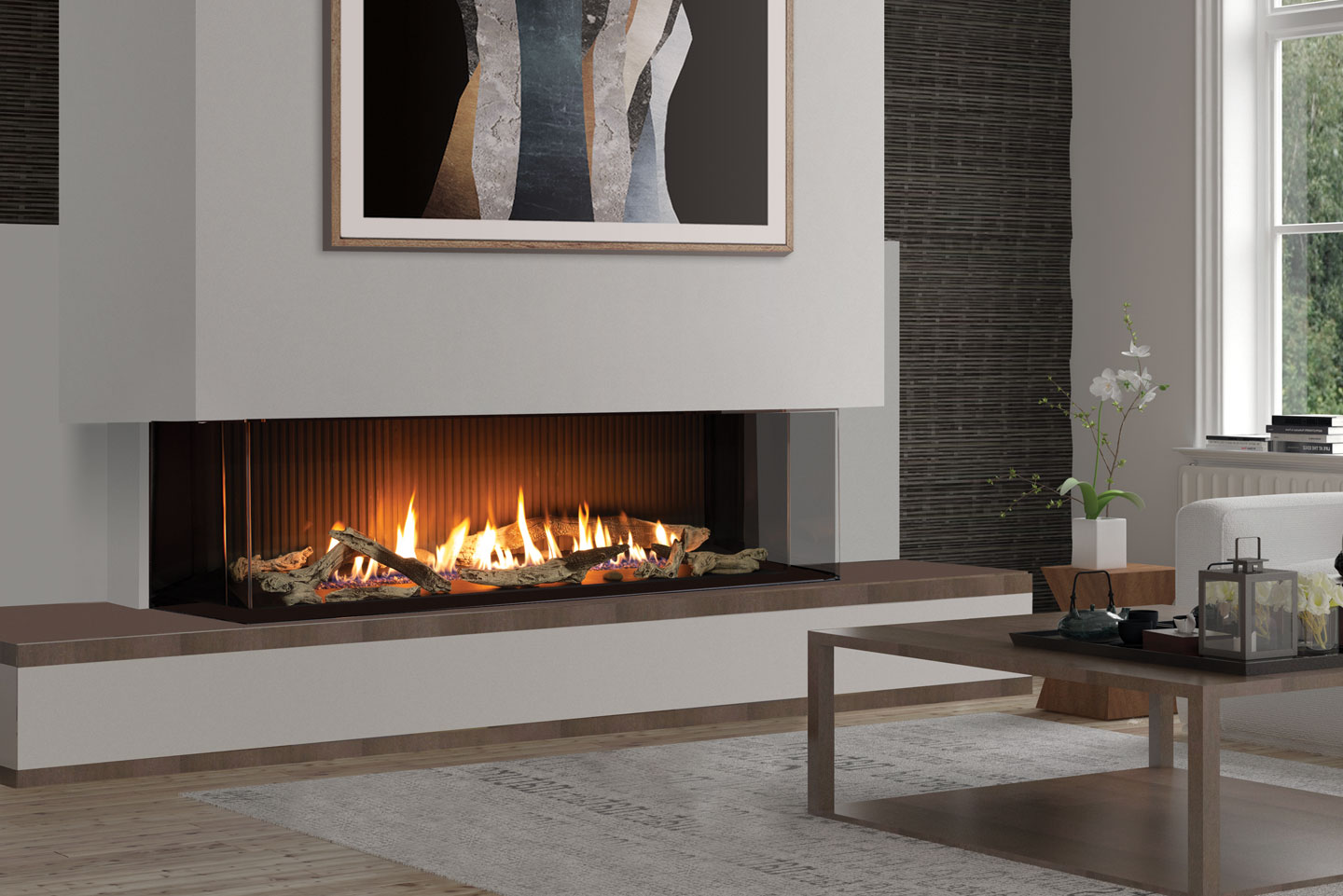 U70 Bay Fireplace - Image 7