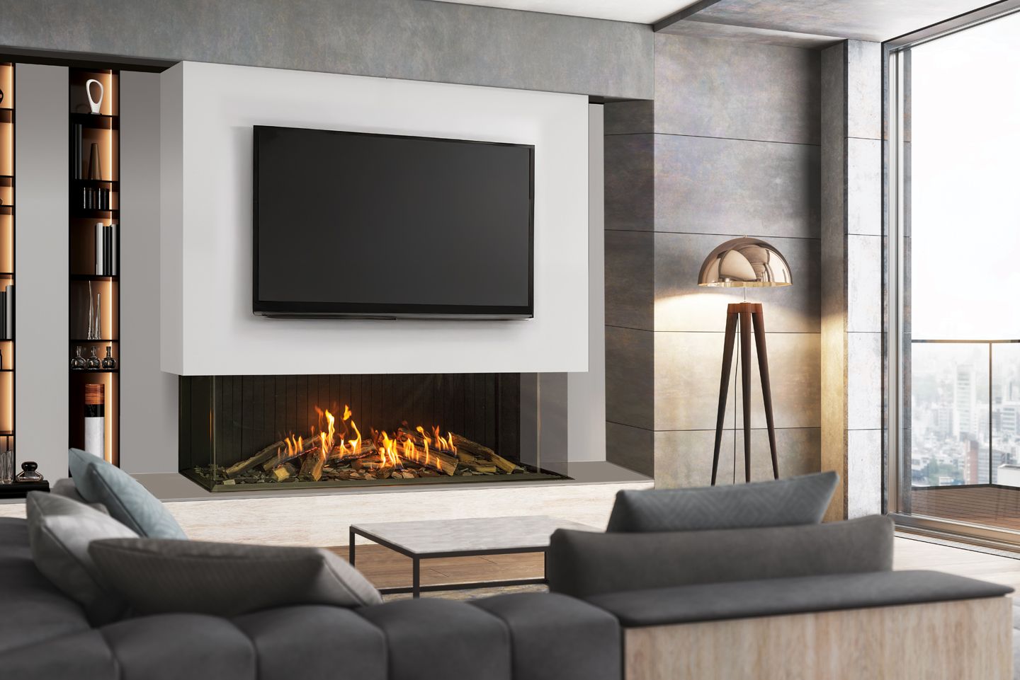 U70 Tall Ultra Fireplace